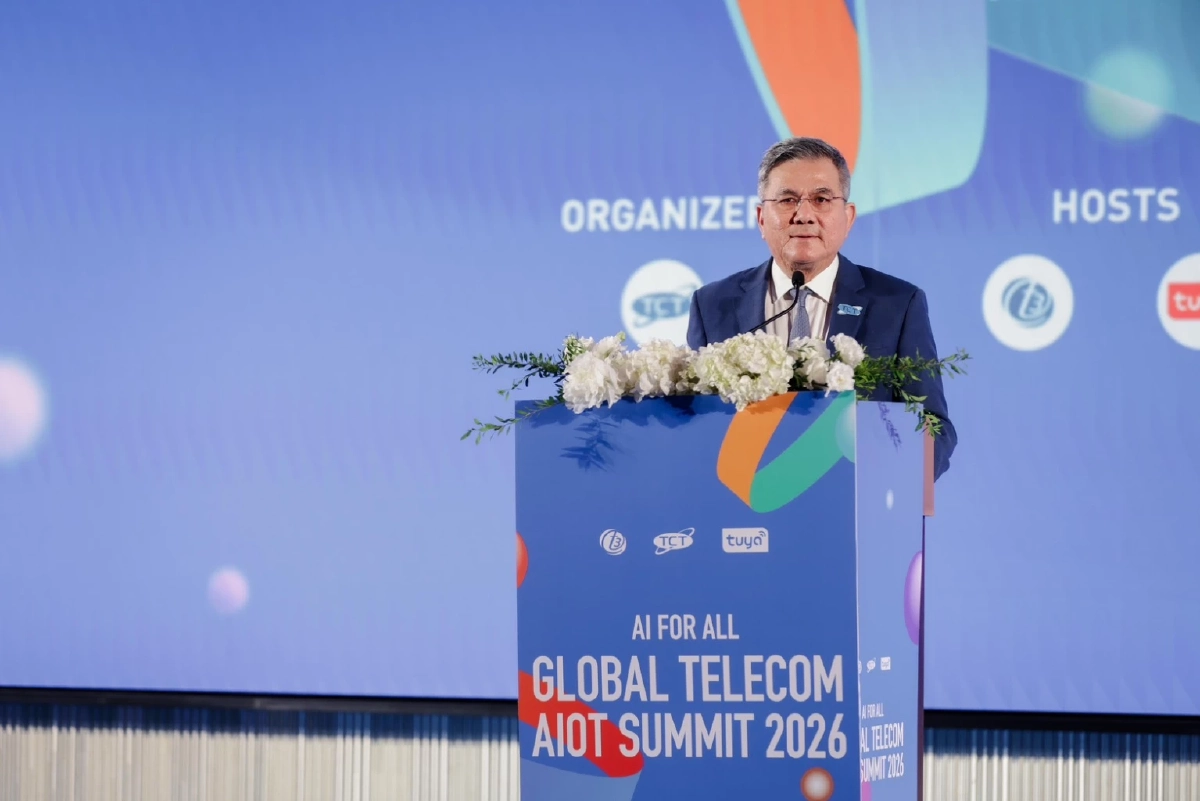 โชว์ศักยภาพเทคโนโลยี “AI for All” งาน Global Telecom AIoT Summit 2026