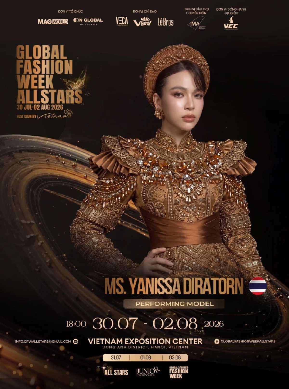 'ลิสต์ทัพซุปตาร์ไทย' ร่วมเฉิดฉาย Fashion Week 2026 กรุงฮานอย '2 ทายาท' ฟินาเล่โชว์ฝีมือ