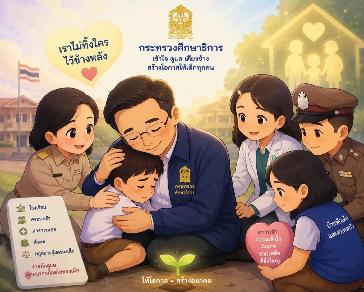 ศธ. ชื่นชมโรงเรียน คุมสถานการณ์ได้เร็ว "นักเรียน ป.3" มีพฤติกรรมก้าวร้าว