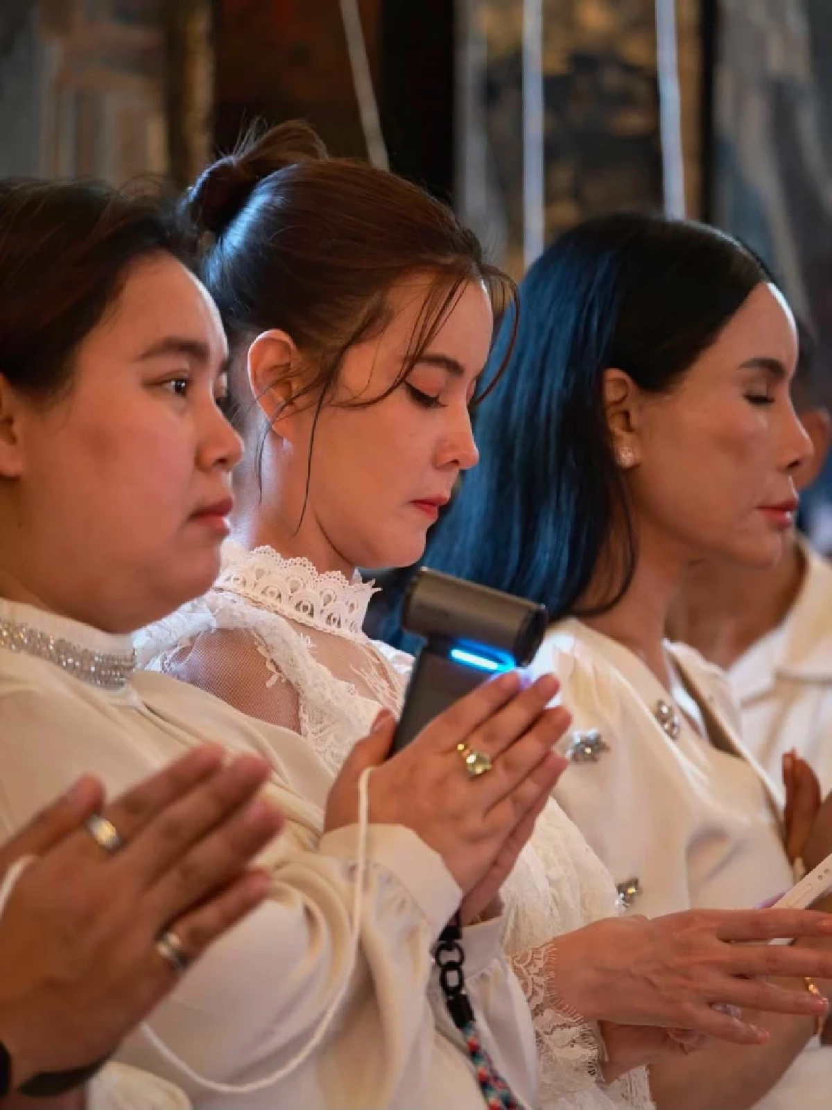 ขนลุก “ธัญญ่า” สวดดาวนพเคราะห์ดับกาลี เกิดปรากฏการณ์สุดพีคระว่างทำพิธี
