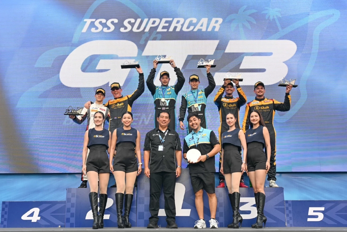 “ต๊อด-ปิติ” แซงท้ายเกม! สิงห์ มอเตอร์สปอร์ตฯ เหมาชัย GT3 ศึกบางแสน 2 เรซติด