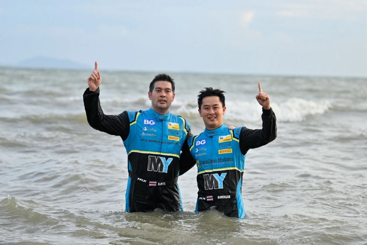 “ต๊อด-ปิติ” แซงท้ายเกม! สิงห์ มอเตอร์สปอร์ตฯ เหมาชัย GT3 ศึกบางแสน 2 เรซติด