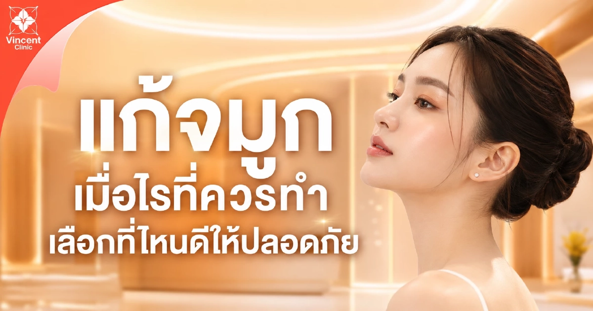 แก้จมูก เลือกที่ไหนดีให้ปลอดภัย และผลลัพธ์ออกมาตรงใจ