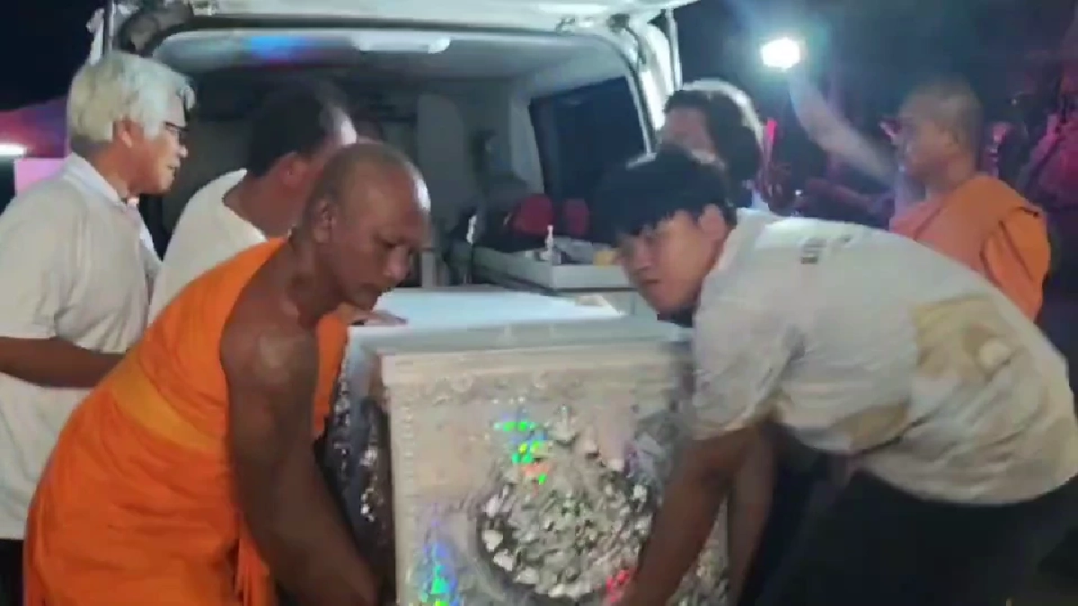 สรีระสังขาร "พระสาคร ตปคุโณ" ถึงโคราชแล้ว เตรียมนำมาประกอบพิธี