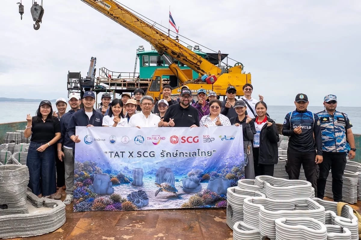 เปลี่ยน ‘เกาะล้าน’ ให้เป็นบ้านปะการังสุดล้ำ ด้วยเทคโนโลยี 3D Printing ฟื้นฟูทะเลไทย