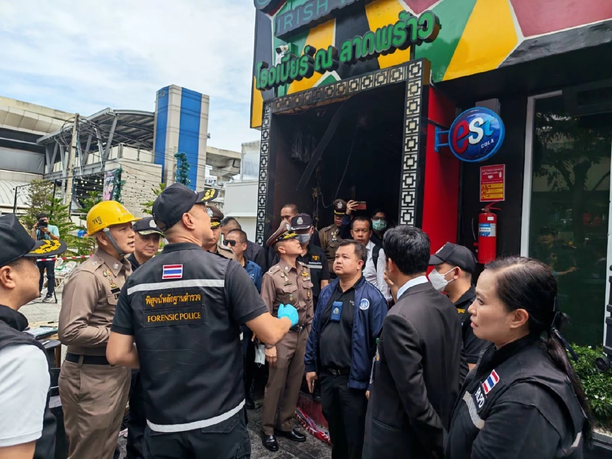 ผบ.ตร. สั่งบี้คดีไฟไหม้ลาดพร้าว ปมประตูถูกล็อก-ตู้ขวางทางหนีไฟ ส่อประมาททำMายหมู่