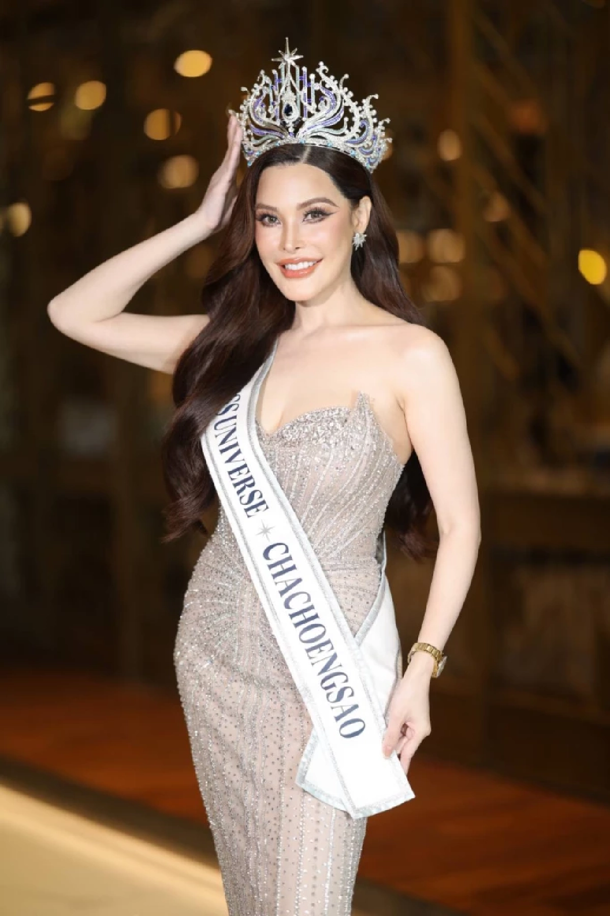 ฮือฮาตั้งแต่วันแรก! "ปิ๊งปิ๊ง รภัทร" Miss Universe Chachoengsao 2026