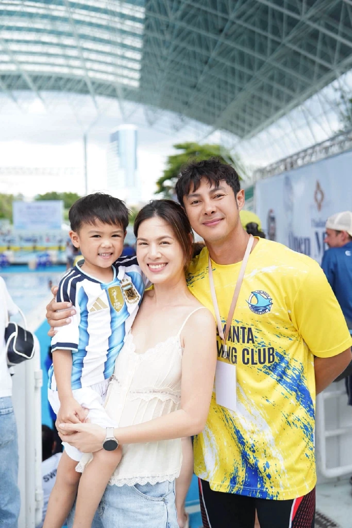‘แมน การิน’ คว้าเหรียญว่ายน้ำ Thailand Open Masters 2026 ส่งแรงบันดาลใจให้ลูก