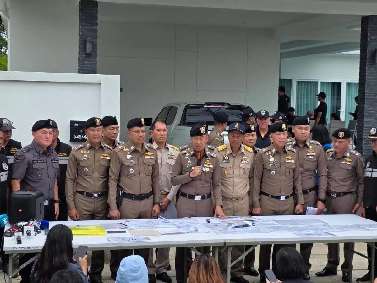 ตำรวจเปิดปฏิบัติการเฟส 6 ปราบนอมินีต่างชาติ ทลาย "พูลวิลล่าเถื่อน" หัวหิน