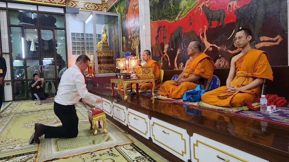 สุดอาลัย บรรยากาศพิธีสวดพระอภิธรรม "เร แมคโดนัลด์" คืนที่ 2
