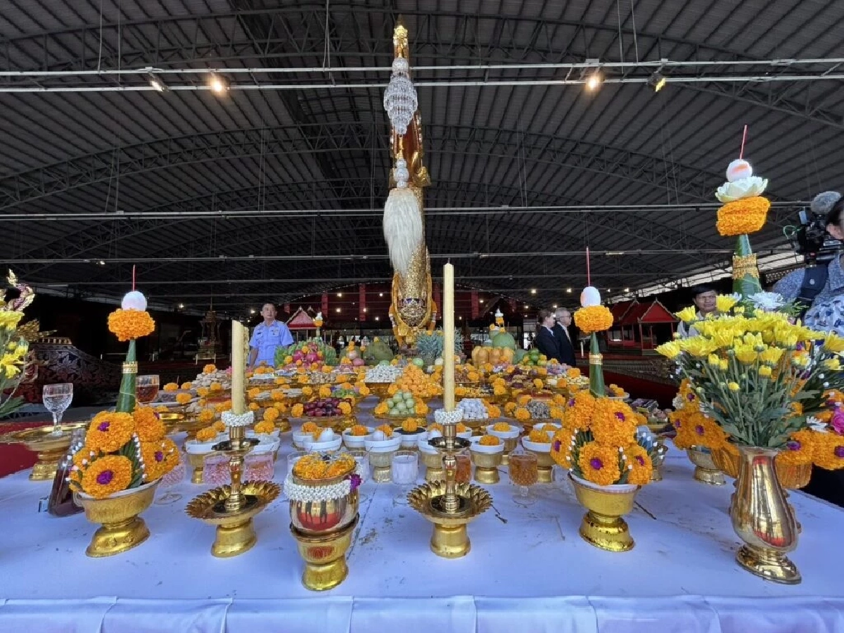 บวงสรวง 'ไหว้แม่ย่านางเรือพระราชพิธี' เตรียมขบวนพยุหยาตราทางชลมารค 