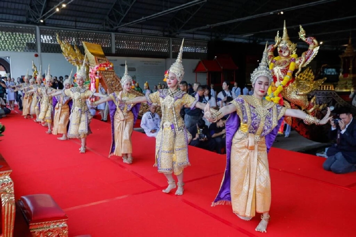 บวงสรวง 'ไหว้แม่ย่านางเรือพระราชพิธี' เตรียมขบวนพยุหยาตราทางชลมารค 
