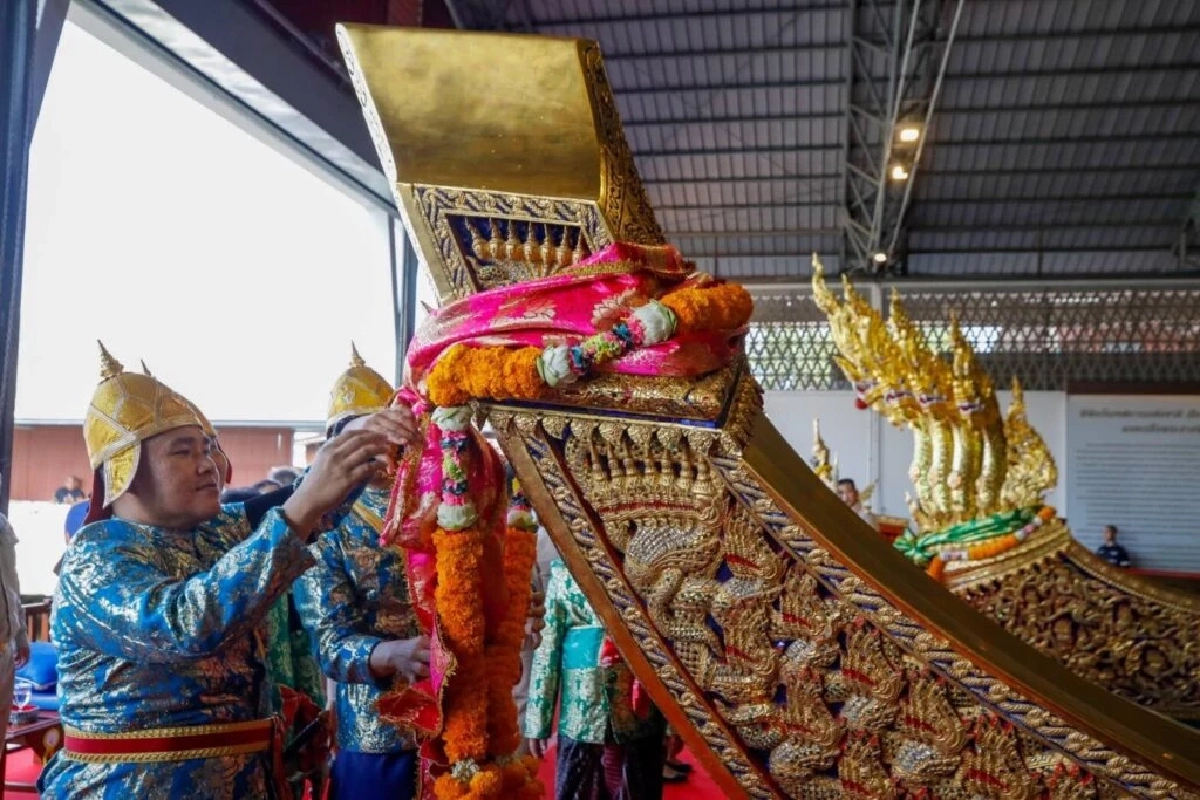 บวงสรวง 'ไหว้แม่ย่านางเรือพระราชพิธี' เตรียมขบวนพยุหยาตราทางชลมารค 