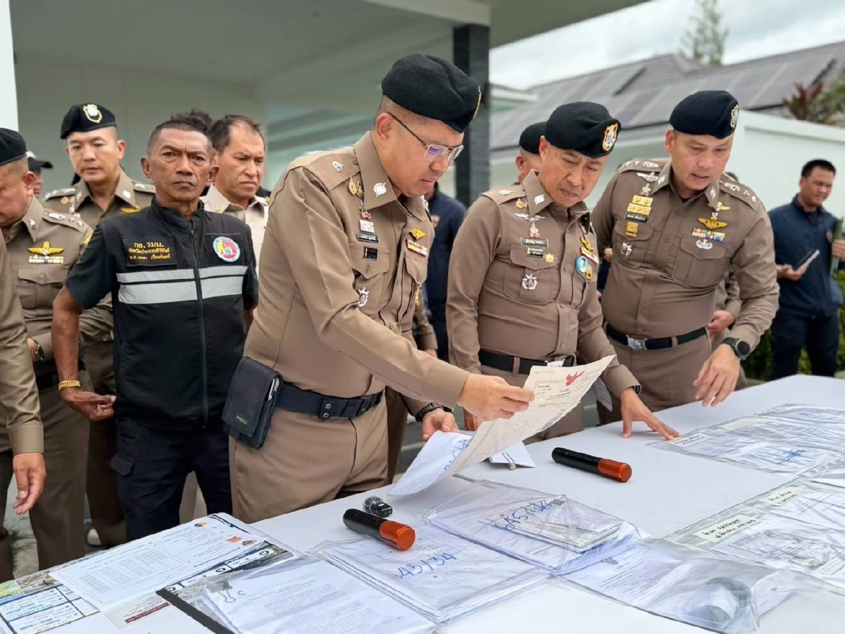ตำรวจเปิดปฏิบัติการเฟส 6 ปราบนอมินีต่างชาติ ทลาย "พูลวิลล่าเถื่อน" หัวหิน