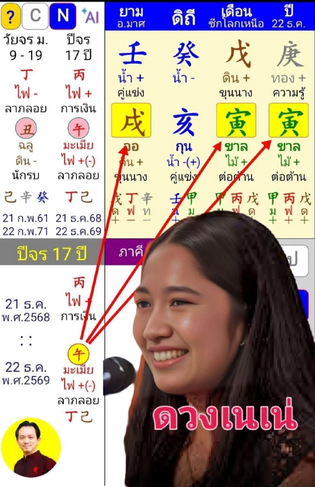 ผ่าดวง 'น้องเนเน่ โรยัล' มือกีตาร์สาวไทย 'อ.มาศ'ทักรัวๆ ก่อนแข่ง