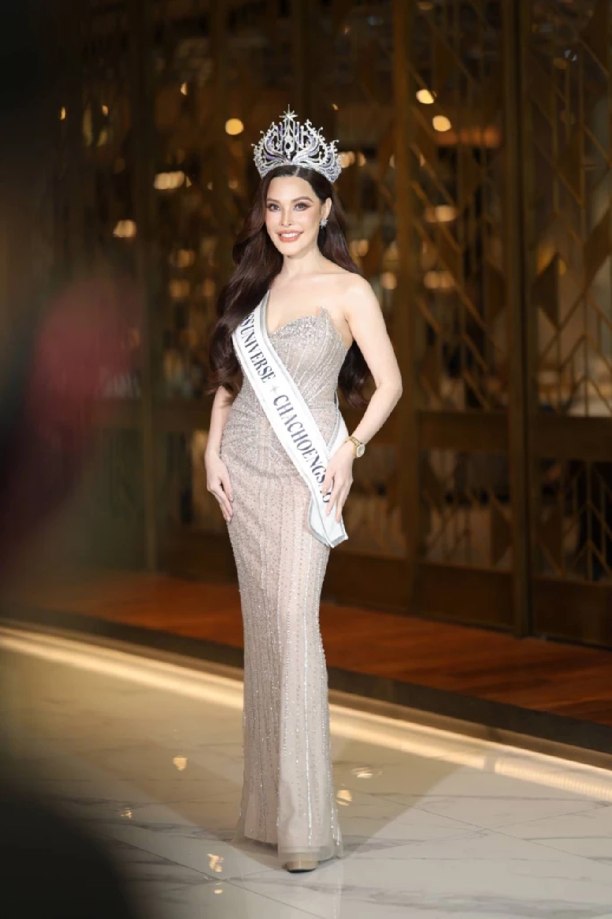 ฮือฮาตั้งแต่วันแรก! "ปิ๊งปิ๊ง รภัทร" Miss Universe Chachoengsao 2026