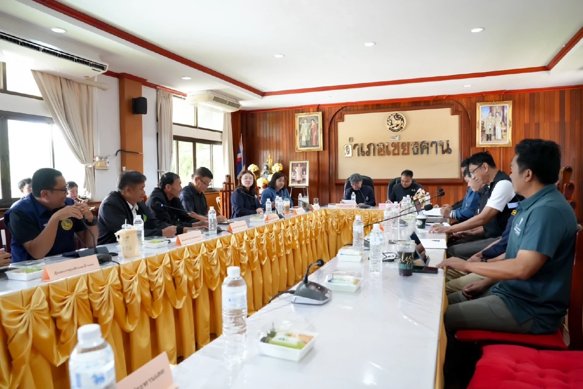 กรมชลประทาน ติดตามการแก้ไขปัญหาโครงการประตูระบายน้ำศรีสองรักฯ