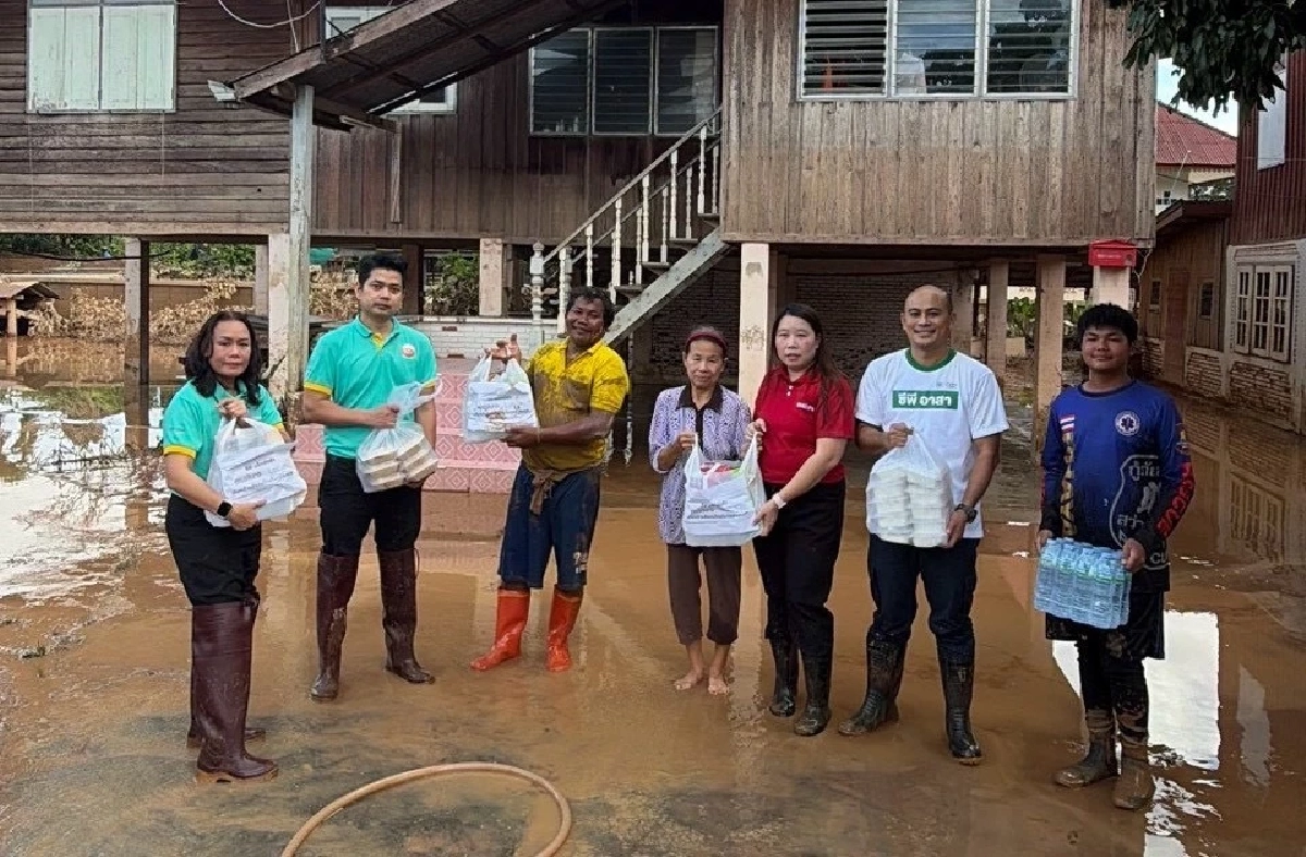 เครือซีพี ระดมพลัง “ซีพีอาสา” ตั้งศูนย์ช่วยเหลือผู้ประสบอุทกภัย จังหวัดน่าน