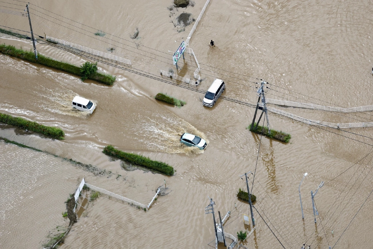 ญี่ปุ่นวิกฤต! ฝนถล่มชิบะ เตือนภัยสูงสุด ดับแล้ว 4 ราย ตัดขาดสนามบินนาริตะ