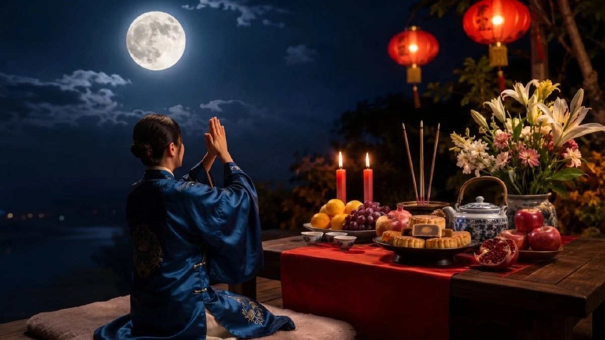 เปิดวิธีไหว้เสริมความปัง "วันไหว้พระจันทร์" เสริมเสน่ห์-ความรัก-โชคลาภ เช็กฤกษ์มงคล