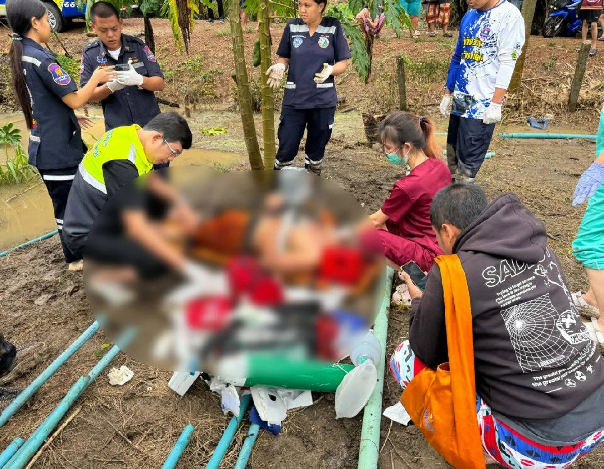 สลด! พระวัย 67 ช่วยกวาดกิ่งไม้ขวางทางน้ำ ถูกน้ำเชี่ยวดูดลงท่อ ยื้อชีวิตไม่ทัน