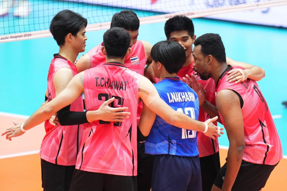 เฮ! วอลเลย์บอลชาย ทีมชาติไทย เข้ารอบ 8 ทีมสุดท้าย เอเชียนเกมส์ 2026