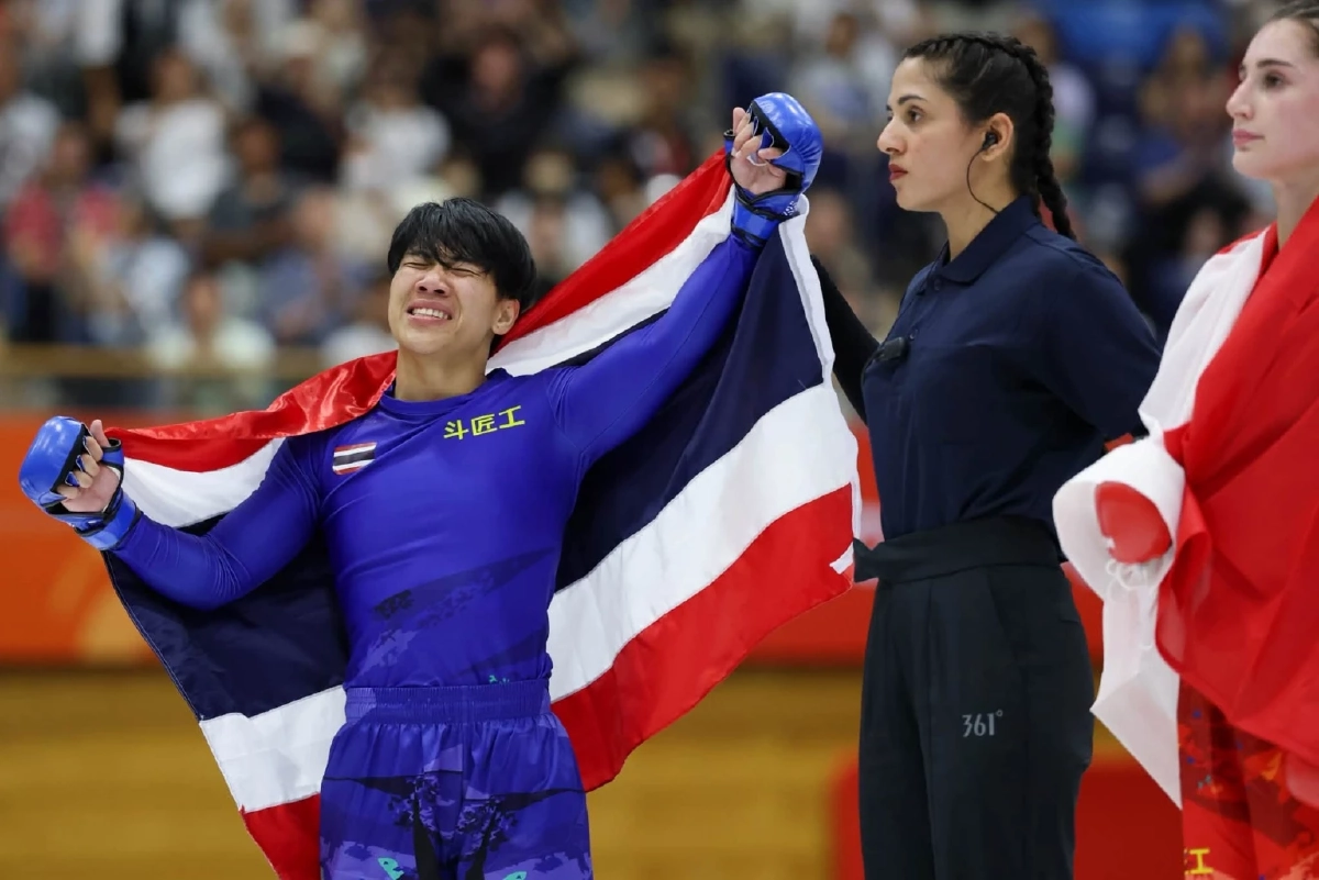 "แอม กัญจุฑา" คว้าเหรียญทองที่ 4 ให้ทัพไทย เอเชียนเกมส์ 2026