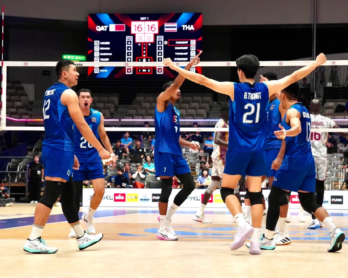 ทีมชาติไทย ชนะ กาตาร์ วอลเลย์บอลชาย ชิงแชมป์เอเชีย 2026 อันดับโลกล่าสุด