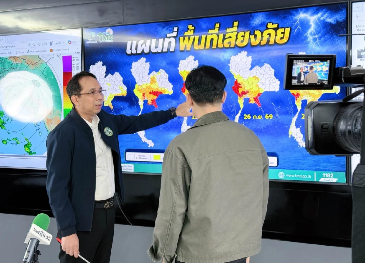 กรมอุตุฯ ชี้แจงกระแสข่าว "มหาอุทกภัย" ใน 120 ชั่วโมงข้างหน้า