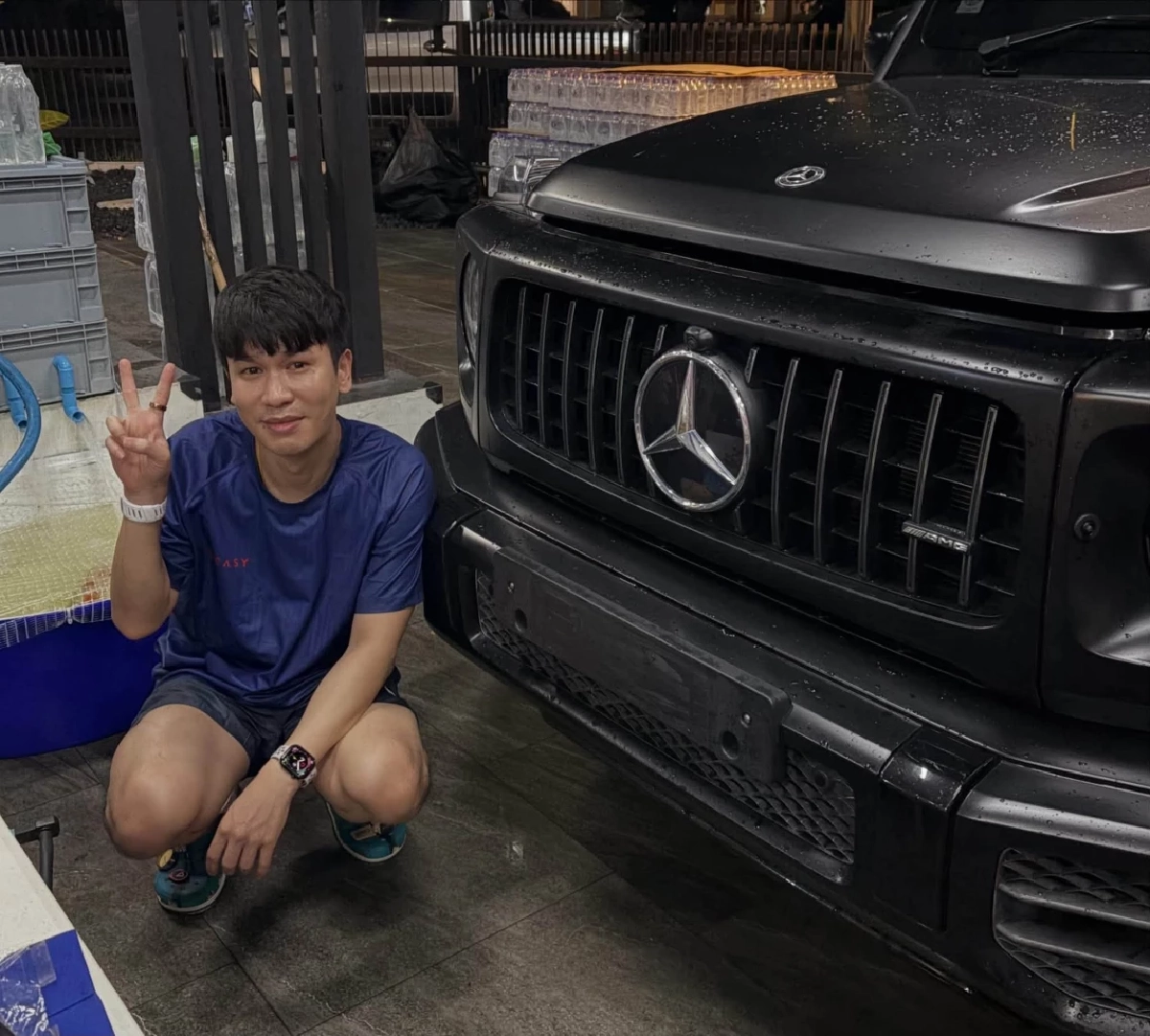 เปิดเลขทะเบียนรถหรู "พี่พีท กันตพร" ป้ายทะเบียนรถหายไปกับน้ำท่วม