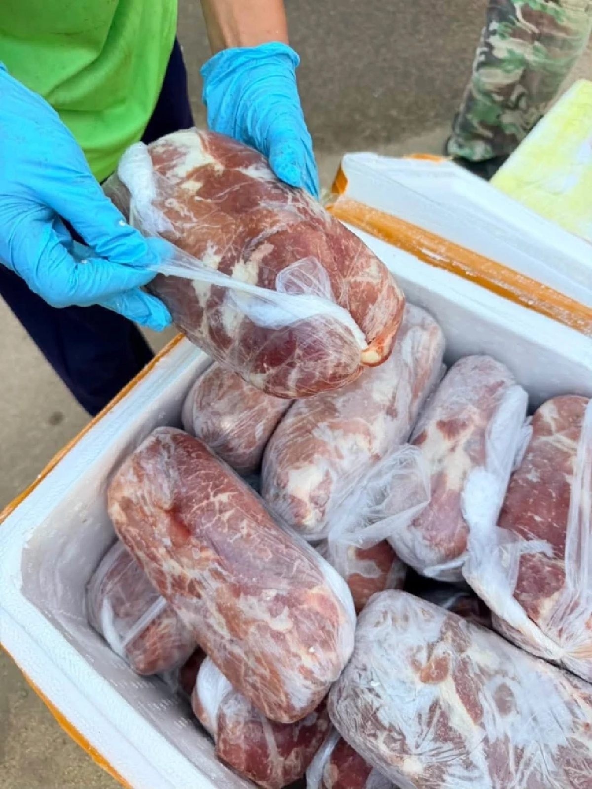 สวมรอยสำแดงเป็น 'ผักสด'! ลุยจับหมูเถื่อน ลอบนำเข้าจากจีน กว่า 16.5 ตัน