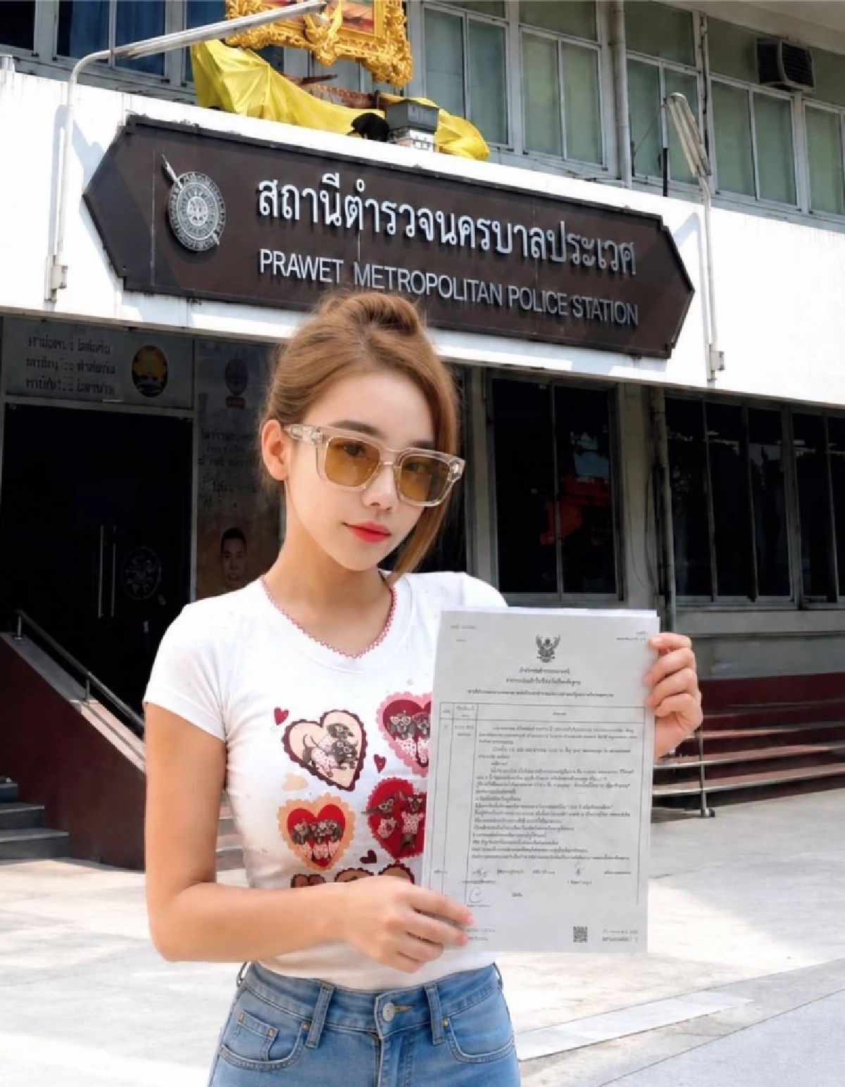 "เอมมี่" แจ้งความ ปกป้องลูกสาว "จื้อหลิง" เพื่อนประจาน หยาบคาย