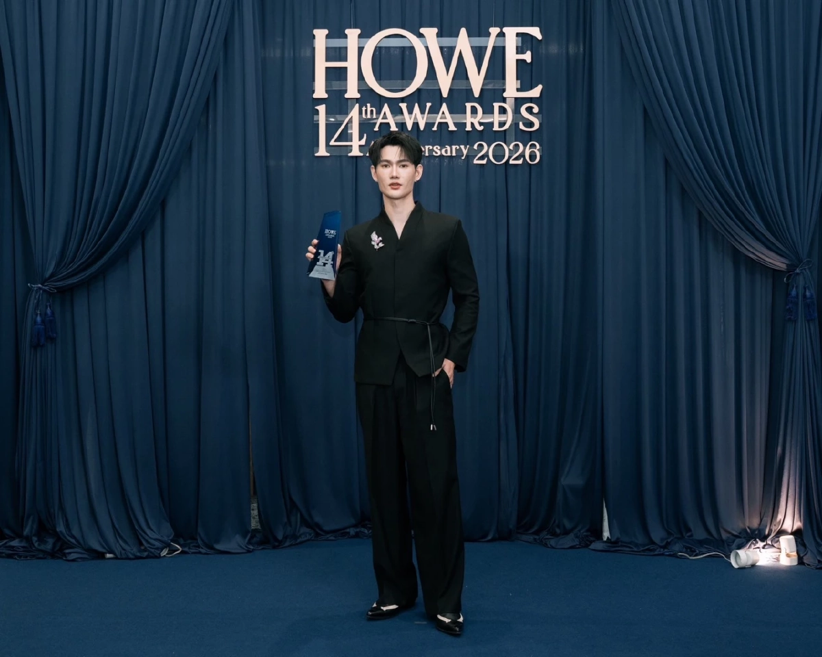 'พาเวล นเรศ' คว้า HOWE HOTTEST ACTOR AWARD 2026 ไทย-อินเตอร์โหวตสนั่น