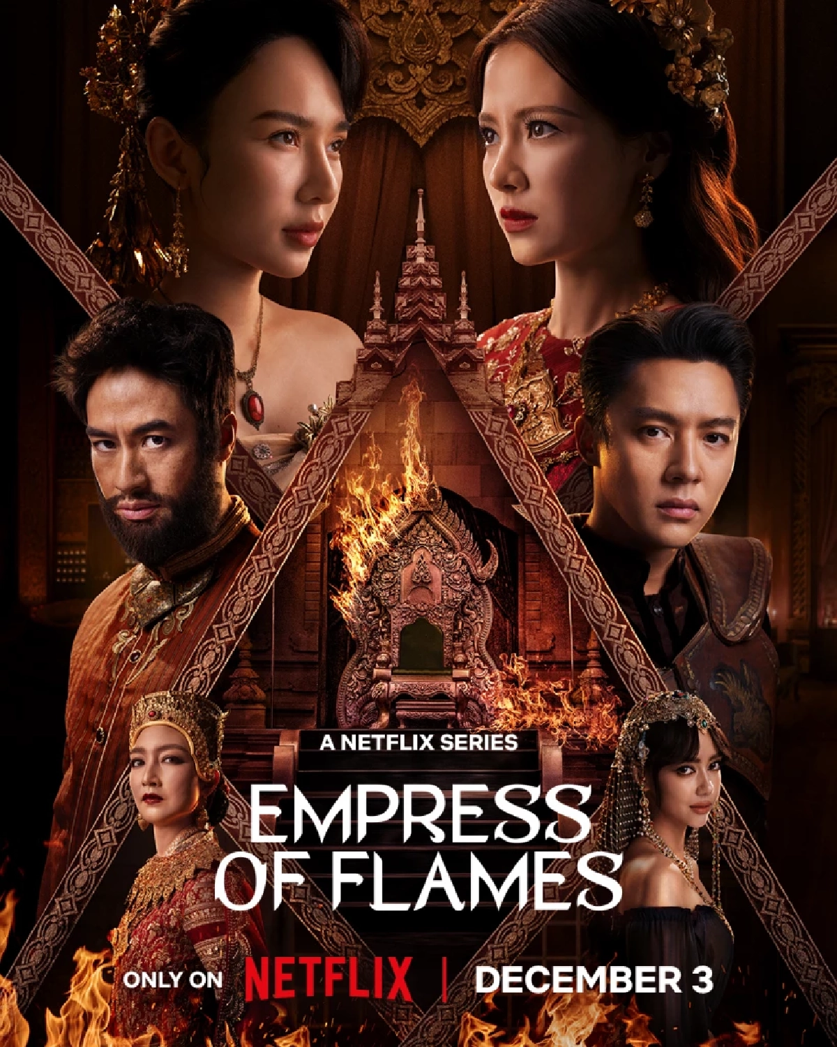 “เพลิงพระนาง”  Netflix ปล่อยตัวอย่าง ใบเฟิร์น ปะทะ ญดา หมาก อแมนด้า