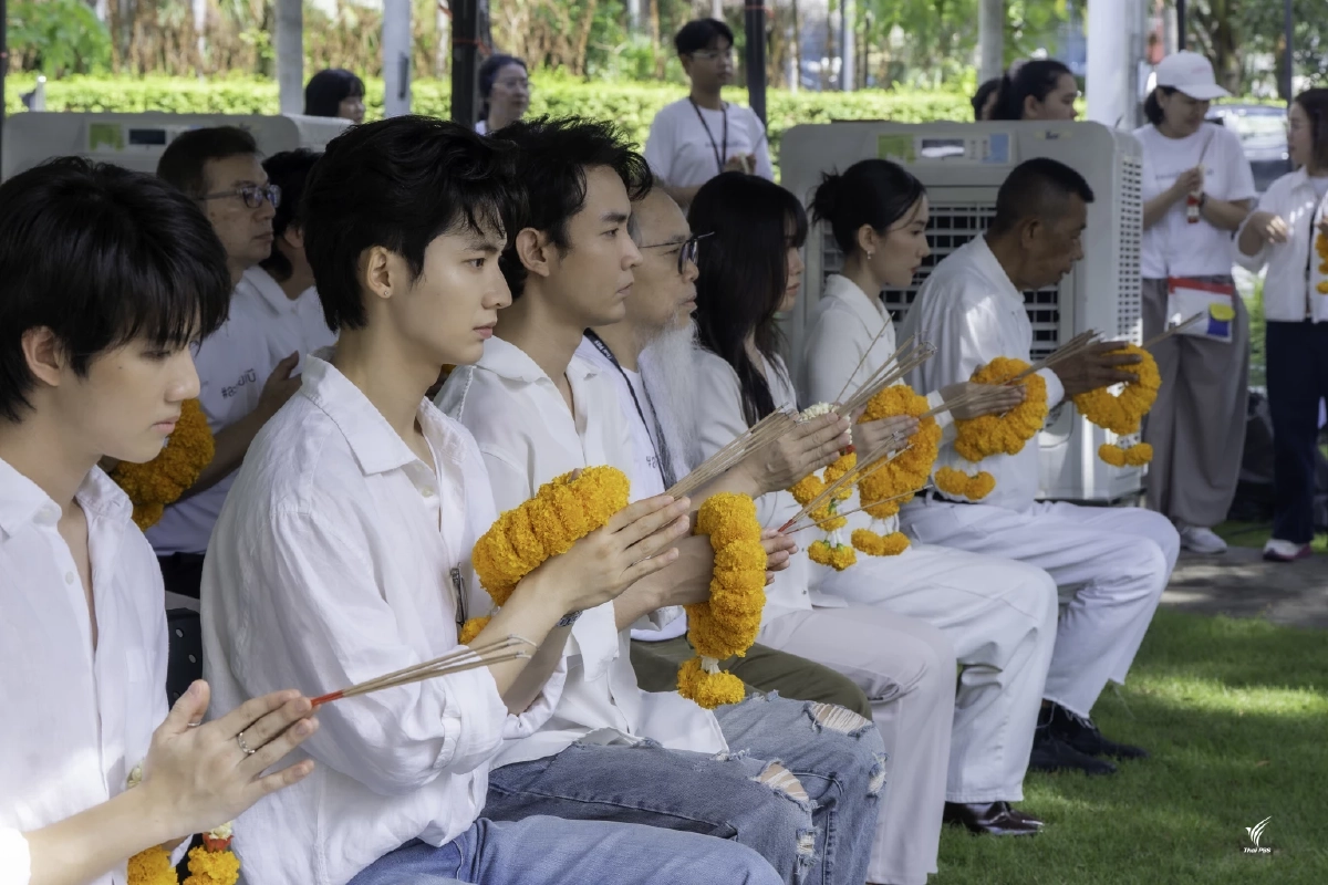 'คิมม่อน-ปอนด์-เจ๋ง' นำทีมบวงสรวง 'อันดามันร่วมสาบาน' ซีรีส์ย้อนยุคฟอร์มใหญ่