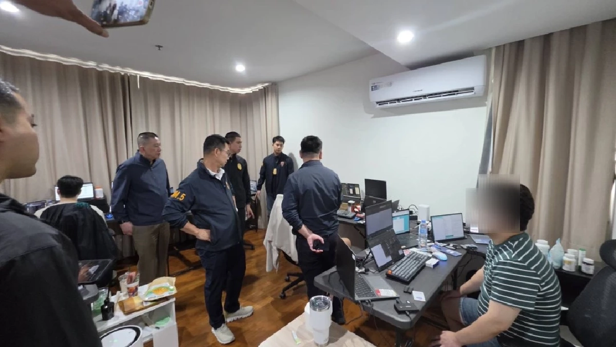 สตม. บุกทลายรัง "เว็บพนันกิมจิ" รวบ "ลาสบอส'" เงินสะพัด 500 ล้าน