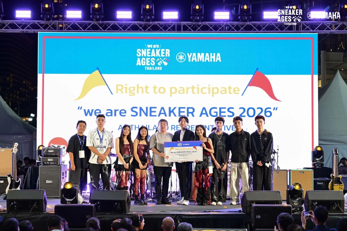 เปิดโฉม "แชมป์ we are SNEAKER AGES Thailand 2026" คว้าตั๋วลุยเวทีดนตรีระดับโลก