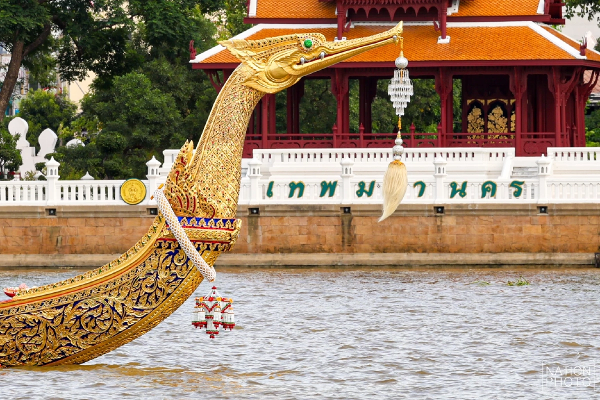 สุดวิจิตร! ซ้อมใหญ่เสมือนจริง "ขบวนพยุหยาตราทางชลมารค" ครั้งที่ 1