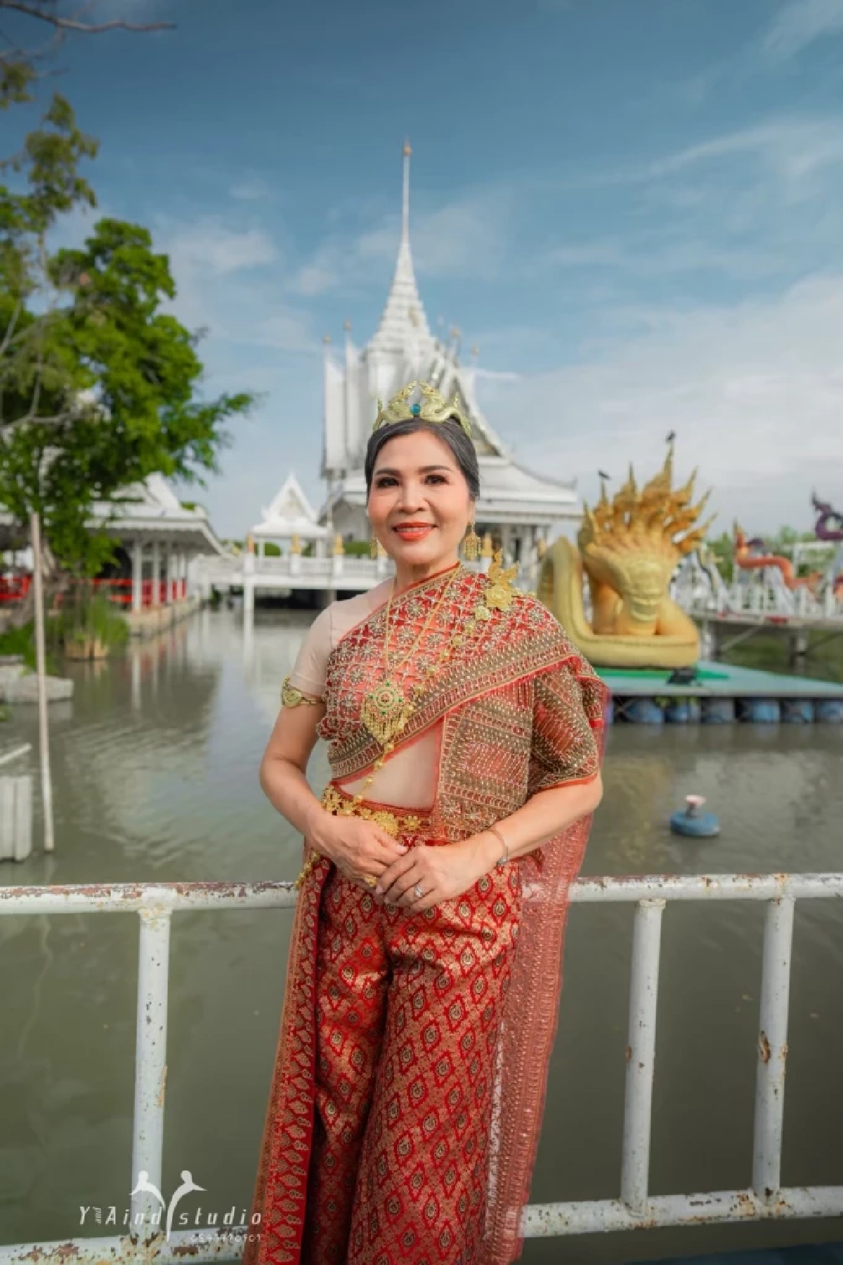 เลขเด็ด งูสีทอง (พญานาค) "แม่แก้ว" ถ่ายทอดเพลง "บูชาท้าวมหาราชวิรูปักโขนาคราช"