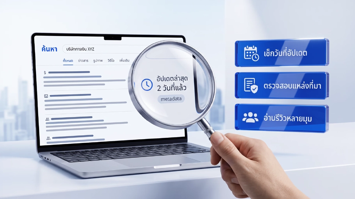 ข้อมูลบริษัทการเงินบน Google เชื่อได้แค่ไหน? เมื่อ ‘ความสดใหม่ของข้อมูล’ กลายเป็นอีกเรื่องที่ต้องเช็ก