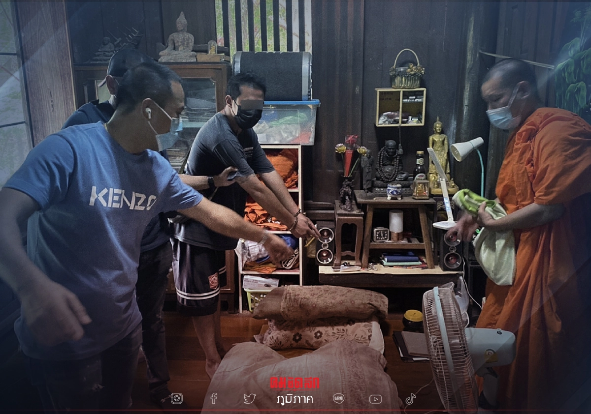 หนุ่มอ้าง "ตกงาน" ไม่มีเงินกินข้าว ย่องลักโทรศัพท์มือถือพระ จ.นนทบุรี