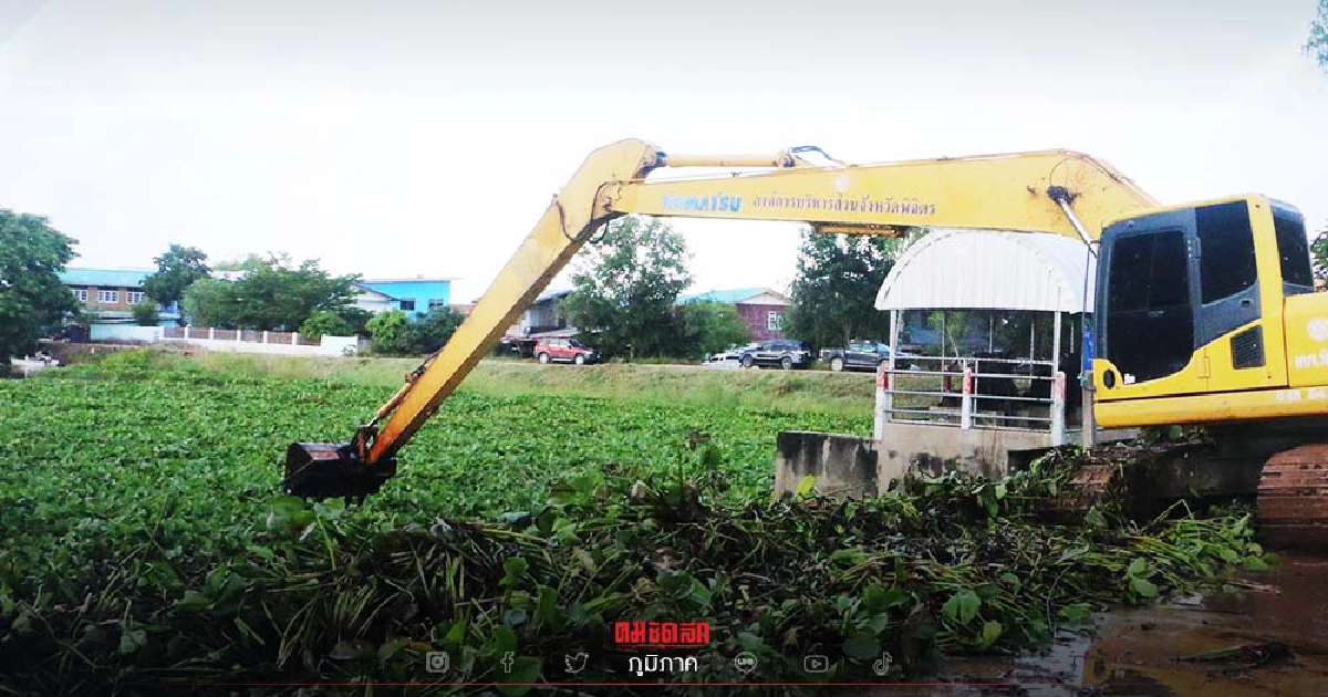 ชาวนา จ.พิจิตร ลุ้นระบายน้ำท่วมในนา รอเกี่ยว "ข้าวหอมมะลิ" กว่า 1 พันไร่