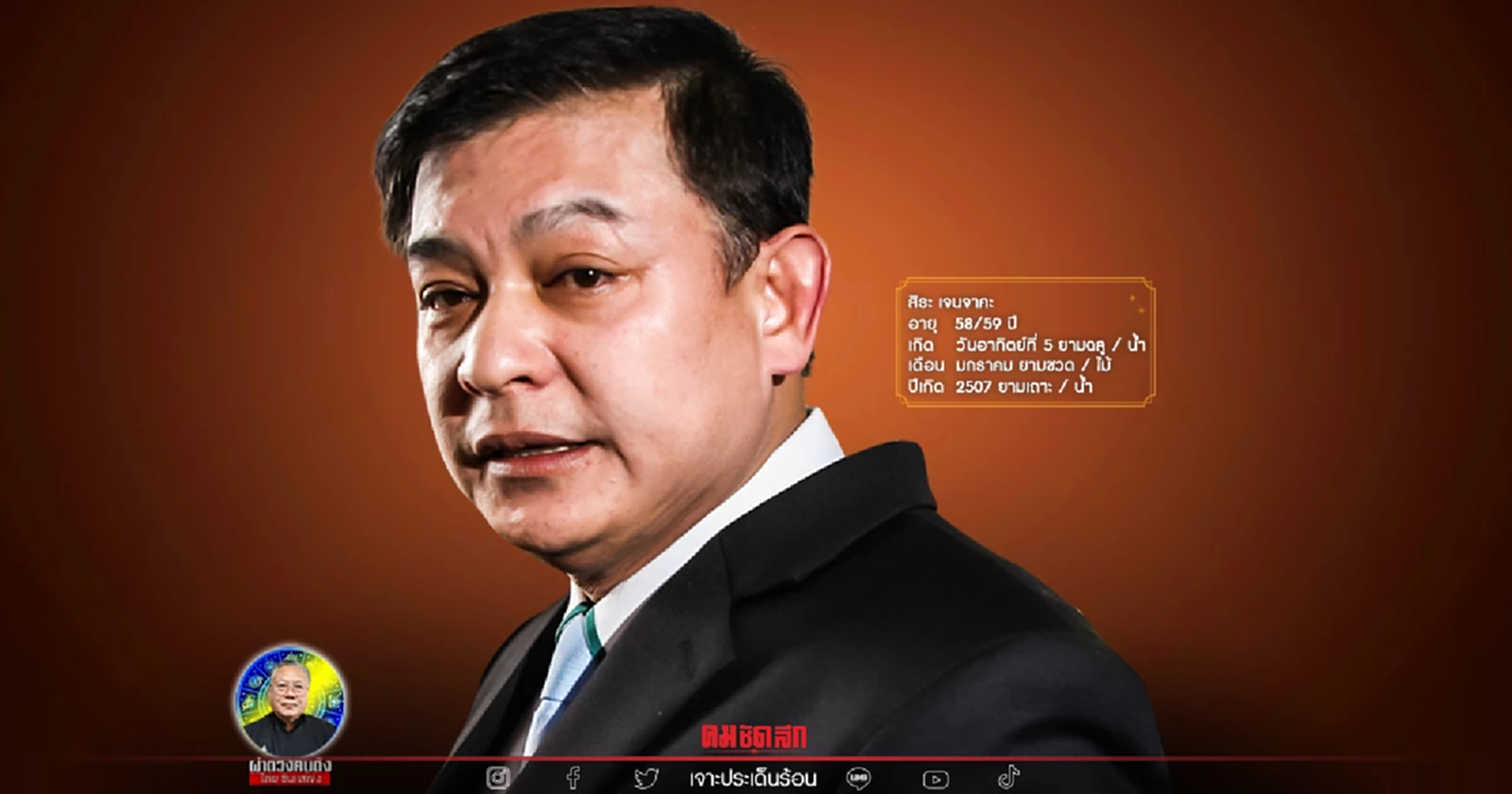 ซินแสเข่ง ผ่าดวง "สิระ" เดือนมีนาคมปี 65 ชีวิตพลิกผันดีขึ้น