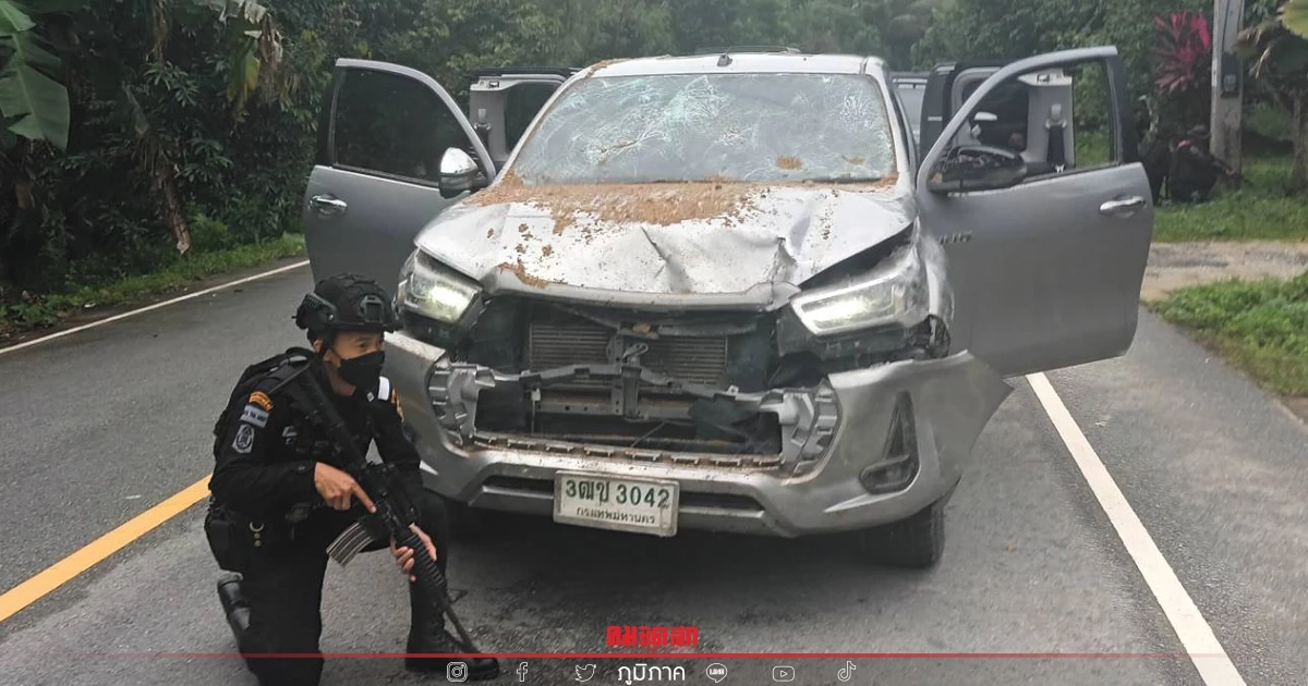 ไฟใต้รายวัน ลอบบึ้มชุดทหารพรานสุไหงปาดี