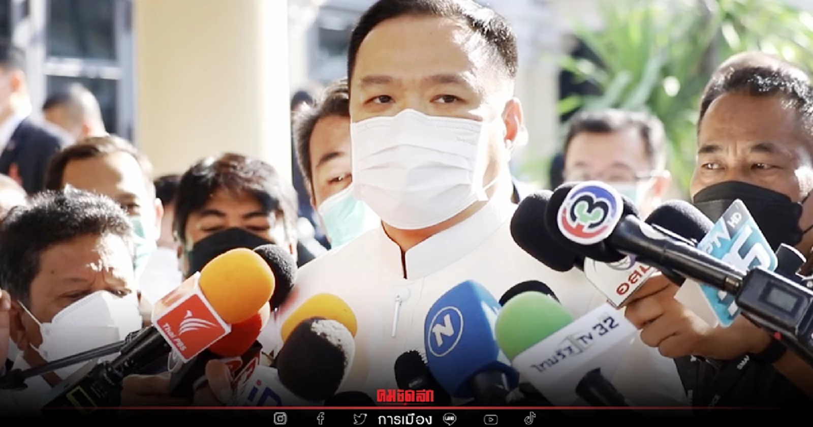 อนุทินเผยรอผลตรวจนักท่องเที่ยวชาวต่างชาติ ติดเชื้อโอไมครอนเพิ่มอีก 97 ราย