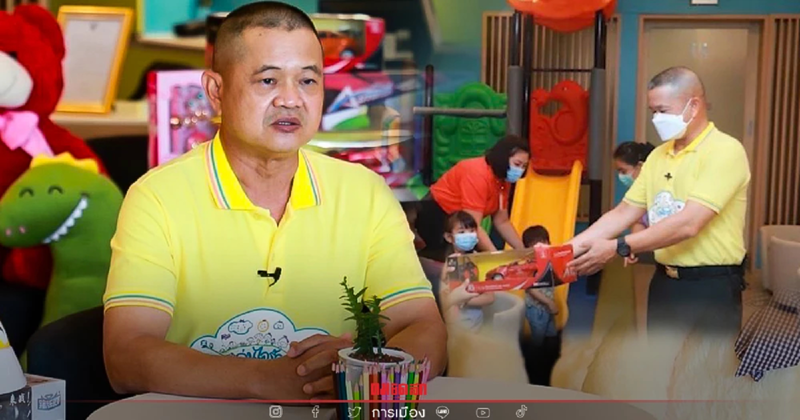 “ลุงบี้” เปรยเสียดายโควิด ทำเด็ก ๆ พลาดถ่ายรูปกับรถถัง