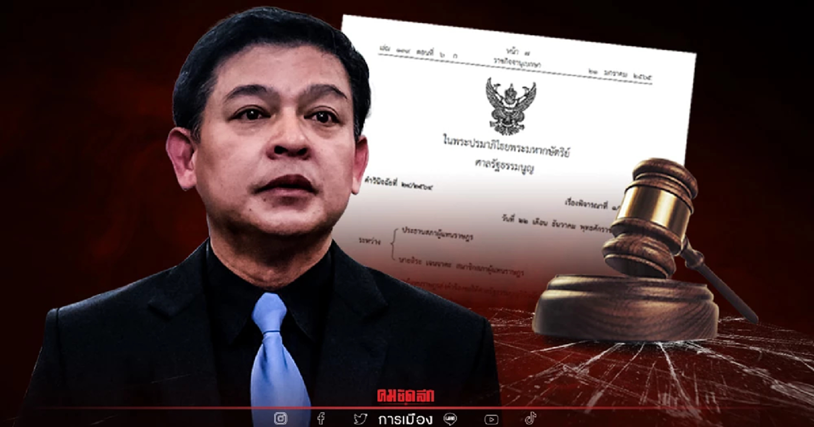 เปิดคำวินิจฉัย ศาลรธน. สิระ พ้นส.ส.ฉบับเต็มก่อนเลือกตั้งซ่อม ลงราชกิจจาฯ