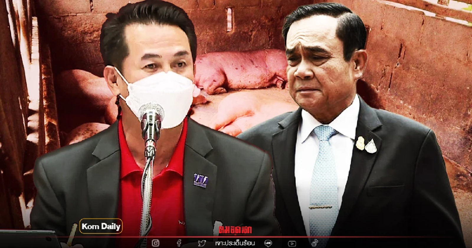 เพื่อไทยรุกต่อปม "หมูแพง"  ทำรัฐบาลคอพาดเขียง