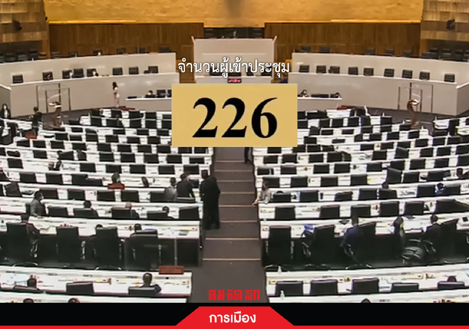 "สภาล่ม" นัดแรก หลังพิษโควิดถูกปิดไป3สัปดาห์