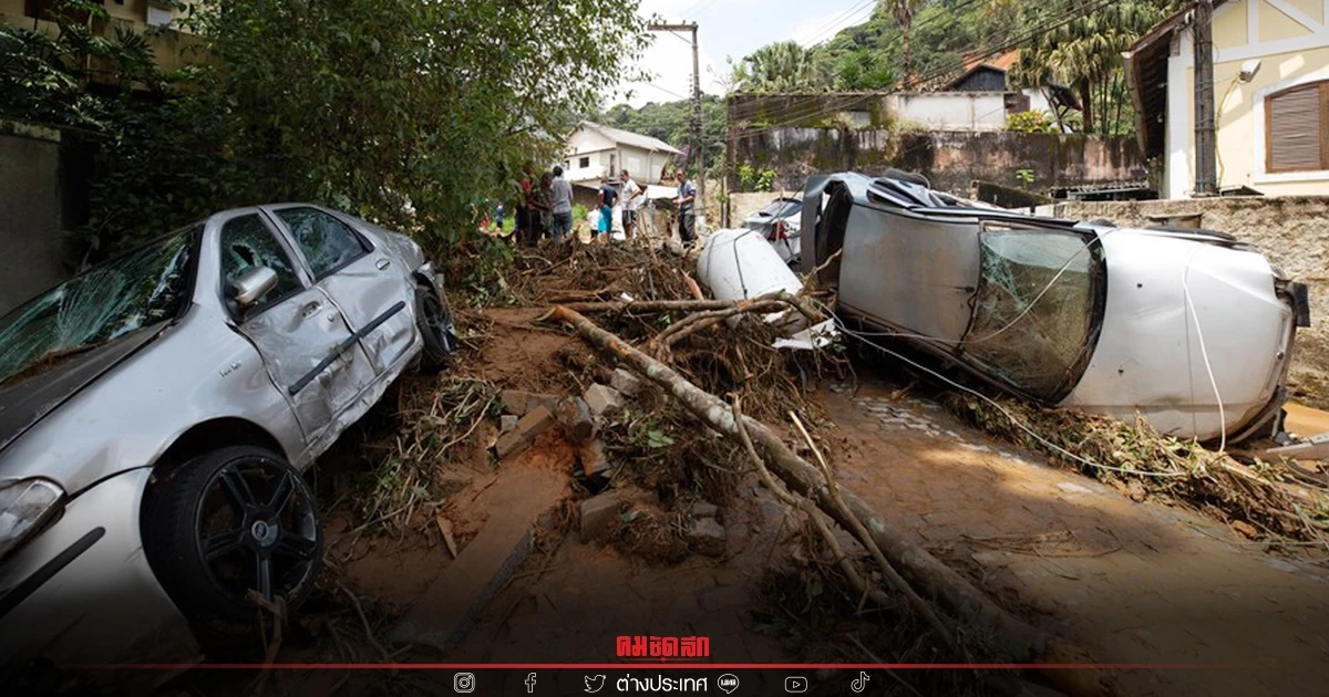 "น้ำท่วม" บราซิล ดินถล่ม กู้ภัยชะงัก พายุซัดซ้ำ ยอดดับพุ่งแตะ 204 ราย (คลิป) "น้ำท่วม" บราซิล ดินถล่ม กู้ภัยชะงัก พายุซัดซ้ำ ยอดดับพุ่งแตะ 204 ราย (คลิป)